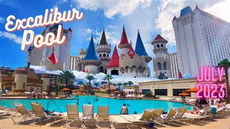 Excalibur Las Vegas Pool and Bar Menu - YouTube