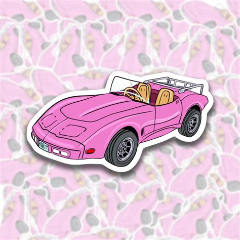 Barbie Car Sticker | Hucklebeary