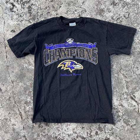 2001 Baltimore Ravens Super Bowl T-Shirt - Depop