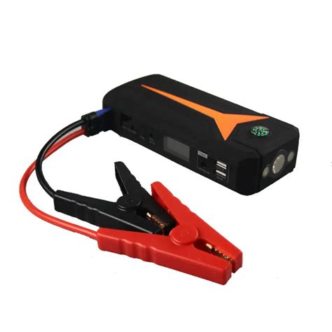 Portable car jump starter power bank rechargeable start battery source ...