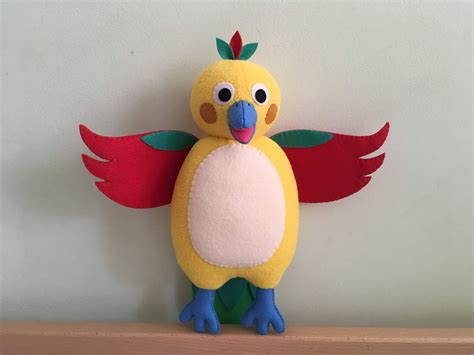 Tropical Bird Plush Toy - Etsy India