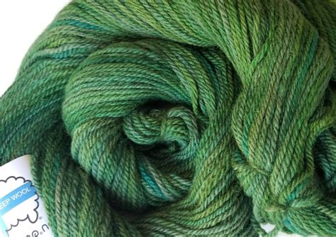 Finnish Forest Green FINNSHEEP Worsted Weight Wool Yarn, 4 oz, 200 yards. - Finnsheep.net ...