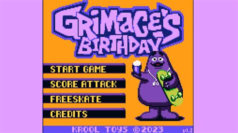 McDonald's new Game Boy Colour game lets you shred on a skateboard as Grimace