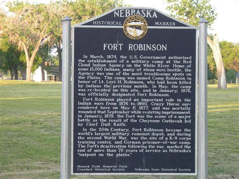 Fort Robinson Historic Marker | Fort Robinson, Nebraska | Flickr - Photo Sharing!