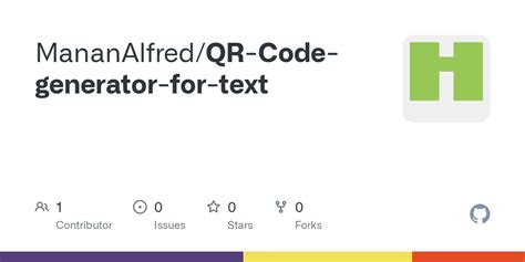 GitHub - MananAlfred/QR-Code-generator-for-text