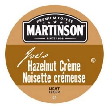 Martinson Joe's Hazelnut Creme Coffee Light Roast RealCup Coffee Pods 24ct - Best Quality Coffee