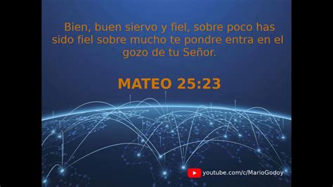 MATEO 25:23 - YouTube