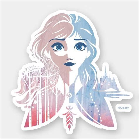 Anna Cute Laptop Stickers, Diy Stickers, Printable Stickers, Custom Stickers, Frozen 2, Frozen ...