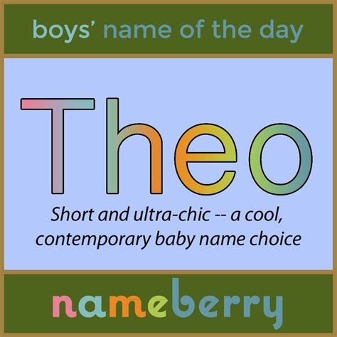 Theo is soaring up the popularity charts in the U.S., and is already a ...