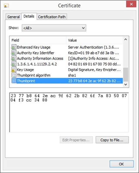 Thumbprints Now Fingerprints – SSL Certificate Changes - Sikich