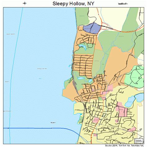 Sleepy Hollow New York Map - Allyce Maitilde