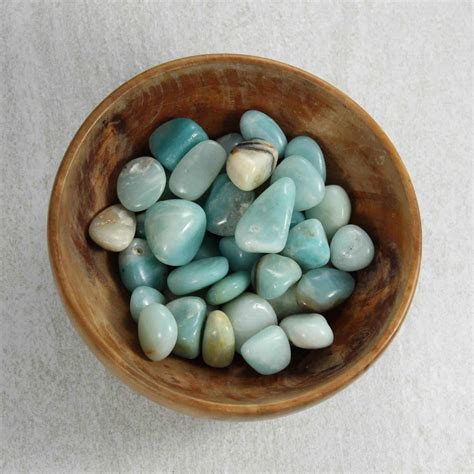 Tumbled Amazonite - Buy Amazonite tumblestones online - UK rock shop