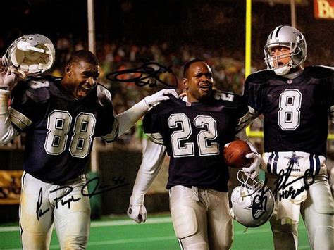 EMMITT SMITH TROY AIKMAN MICHAEL IRVIN SIGNED PHOTO 8X10 RP AUTOGRAPHED ...