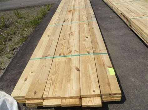 Southern Yellow Pine Dimensional Lumber 2" x 8" x 16' - Lambrecht Auction, Inc.