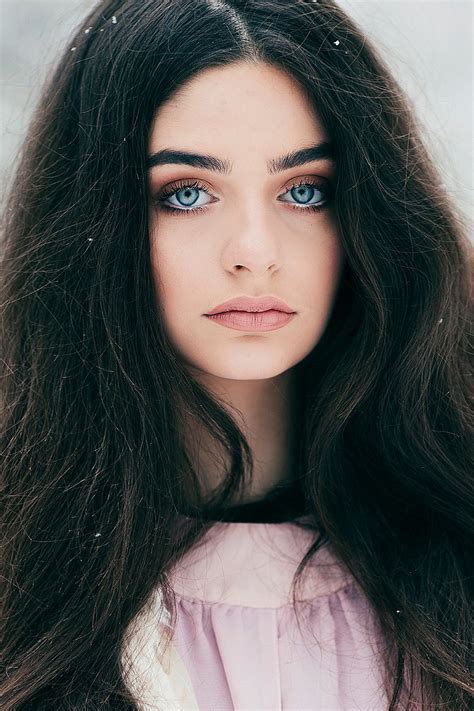 These Photographs of Blue Eyed Models by Jovana Rikalo Will Stop You in Your Tracks | Black hair ...