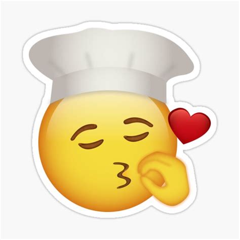 "Chef's Kiss Emoji" Sticker for Sale by fmbajorat | Redbubble