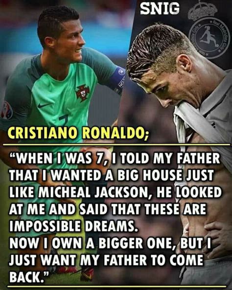 Cristiano Ronaldo Dad Quote