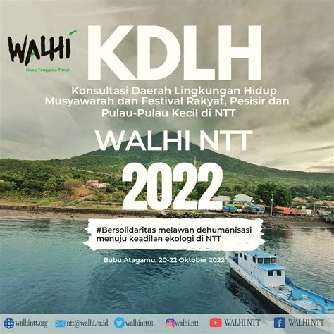 Pulau Solor, Flores Timur Tuan Rumah Pertemuan Tahunan Walhi Nusa Tenggara Timur Tahun 2022 | WALHI