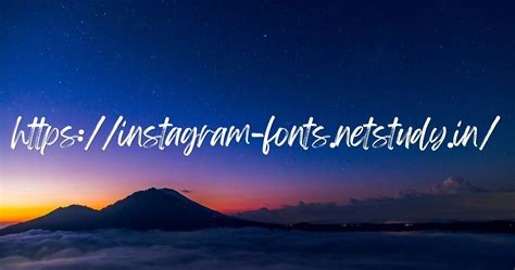 Change Font For Instagram (???? ??? ?????) → Instagram Fonts