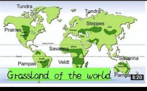 Grasslands Map - Social Science - Notes - Teachmint