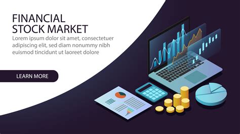 Isometric financial stock market concept 557132 Vector Art at Vecteezy