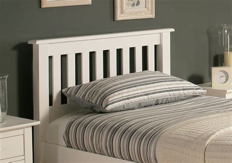 Shaker Solo White Wooden Bed Frame LFE - Single Bed Frame Only £159.00 Girls Headboard, White ...