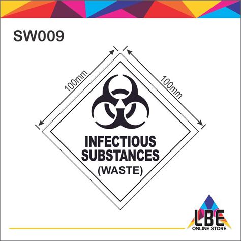 Safety Label - Scheduled Waste Sticker (100x100mm) | Shopee Malaysia