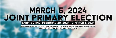 2024 Primary Election | Hidalgo County, TX - Official Website