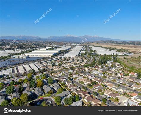 Aerial view of Diamond Bar City, California Stock Photo by ©bonandbon 351155788