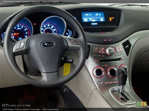 Slate Gray Interior Dashboard for the 2008 Subaru Tribeca Limited 5 Passenger #60227581 ...