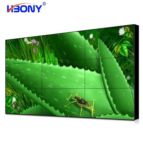18mm video wall , lcd video monitor , video wall mount tv stand 3x3 - Shenzhen Unique Display ...