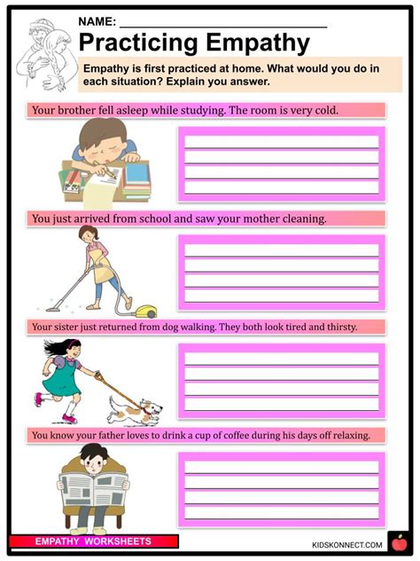 Empathy Worksheets & Facts | Types, Value, Impact