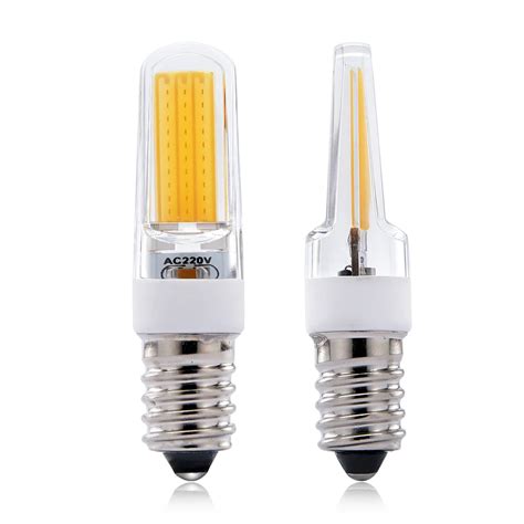 Dimmable E14 LED Lamp 4W Mini LED Bulb 220V Lampadas LED COB Light Source Bulb Replace Ceiling ...