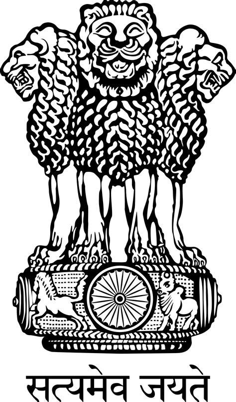 Emblem_of_India | Indian government, Parliament of india, Government logo