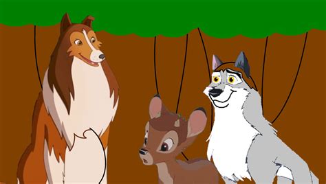 Bambi Sees Lassie's Pregnancy by BASEDCUBE95 on DeviantArt