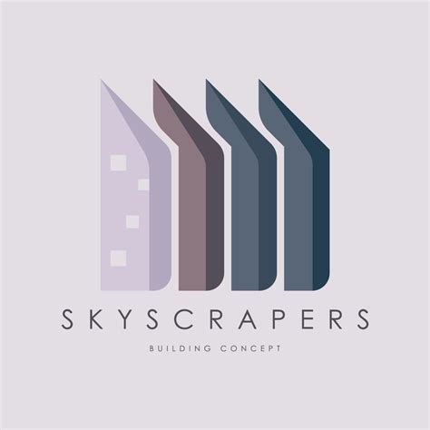 Skyscraper Logo Design Concept Vector 7744419 Vector Art at Vecteezy