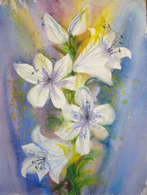 How to Paint Easter Lilies in Watercolor: 15 Steps (with Pictures)