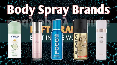 Body Spray / Deodorant Brands From Different Countries