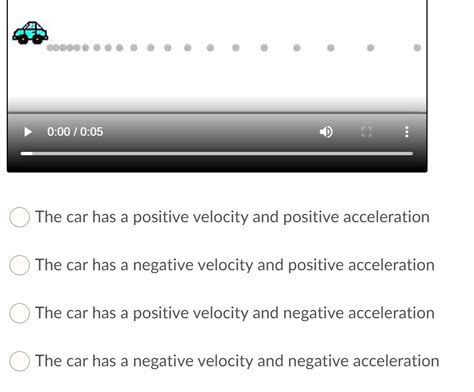 Negative And Positive Acceleration