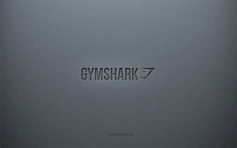 1920x1080px, 1080P Free download | Gymshark logo, gray creative background, Gymshark emblem ...