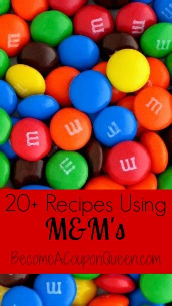 20+ Recipes Using M&M's