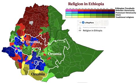 Religion Ethiopia Map – NBKomputer