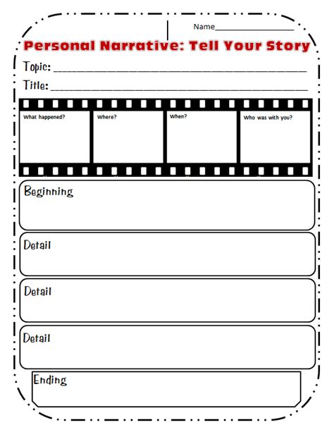 Graphic Organizers for Personal Narratives | Scholastic.com | Personal narrative writing ...