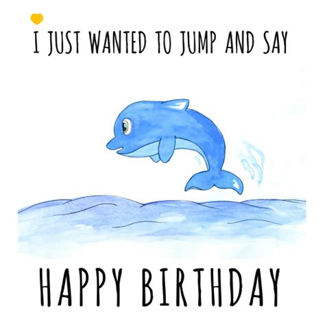 Happy Birthday Dolphin. Free Happy Birthday eCards, Greeting Cards ...