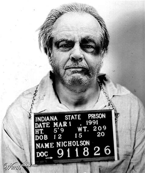 Celebrity Mugshots 2 | Mug shots, Celebrity mugshots, Jack nicholson