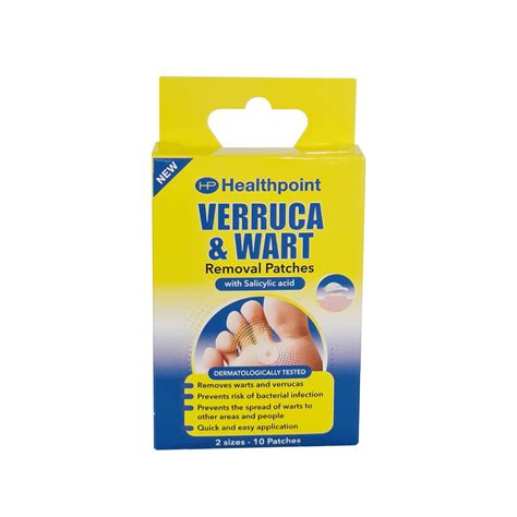 HP Verruca & Wart Removal Patches 10pk - Healthpoint