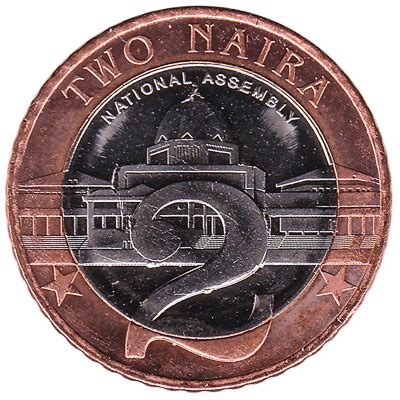 2 Nigerian Naira coin - Exchange yours for cash today