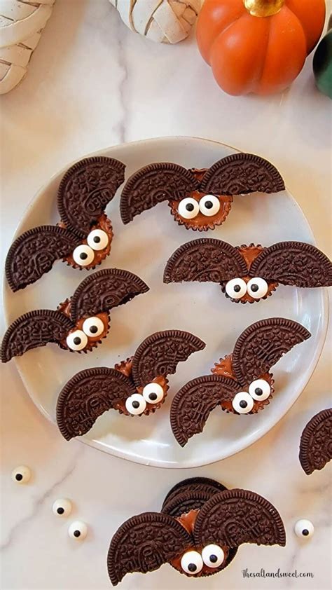 Halloween Reese's Bats- The Salt and Sweet Kitchen