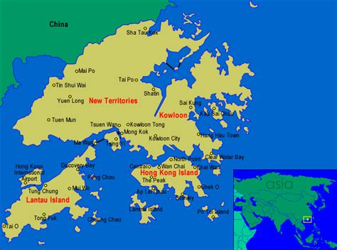 Map Of Hong Kong Islands - Free Printable Maps