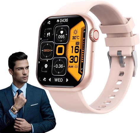 Blood Glucose Smart Watch | Blood Sugar Monitor Watch | IP67 Waterproof Blood Sugar Test Smart ...